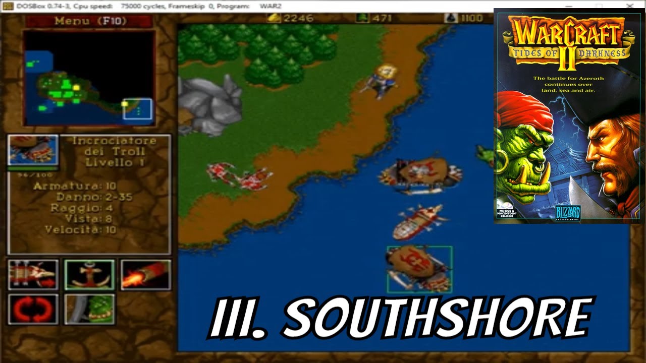 Warcraft 2: Tides of Darkness - Orcs Campaign Gameplay ITA - Mission 3