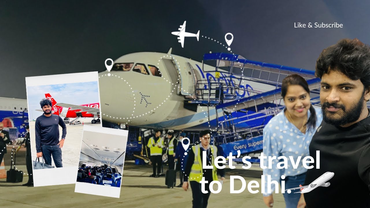 First Time Flight Journey Tips In Tamil ✈️ |  We are travelling to Delhi 😍 connecting flight info
