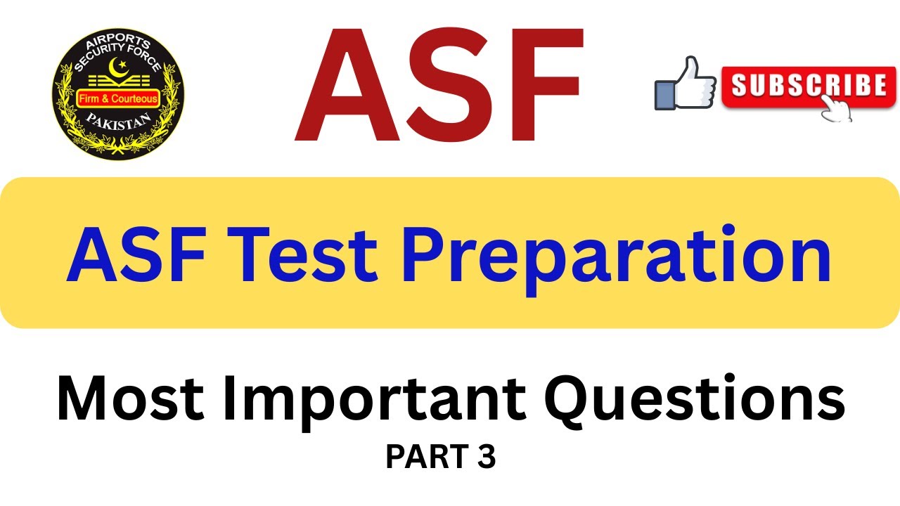 ASF written test preparation