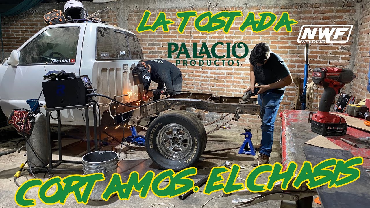 S10 LA TOSTADA  ( así quedó el chasis cortado )  #s10 #chevytrucks #minitruck #ls #drag 