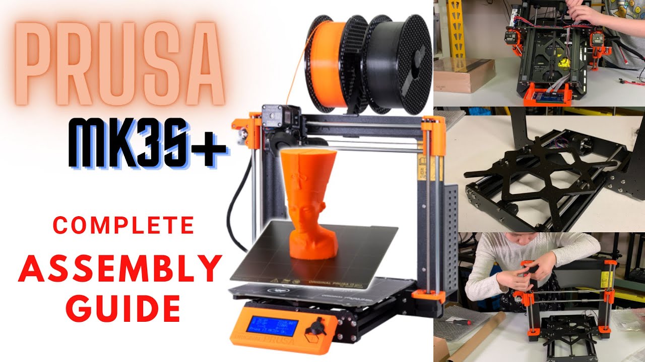 PRUSA i3 MK3S+ 3D Printer Complete Assembly Guide, Every Detail Covered