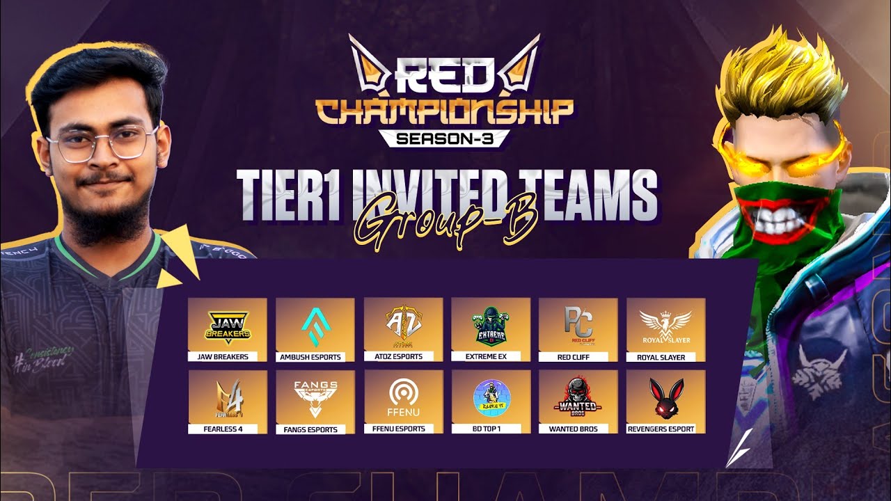 [🔴LIVE] RED CHAMPIONSHIP SEASON-03 | T1 INVITED GROUP-B | FREE FIRE @raadvaiyt829