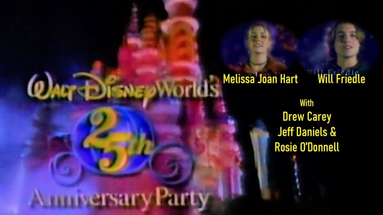 Walt Disney World | 25th Anniversary Party | 1997 | Melissa Joan Hart | Will Friedel | Epcot