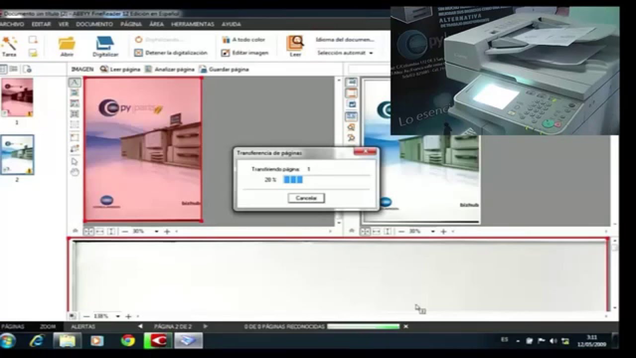 [Tutorial] Como scanear a la Pc en Canon Ir 2525-2520-2535-2545