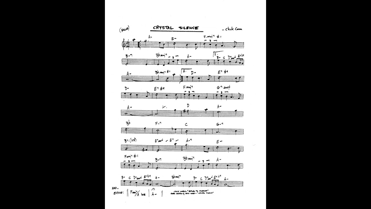 Crystal Silence (Chick Corea) - Solo Jazz Piano (Real Book) | Budo Saurus