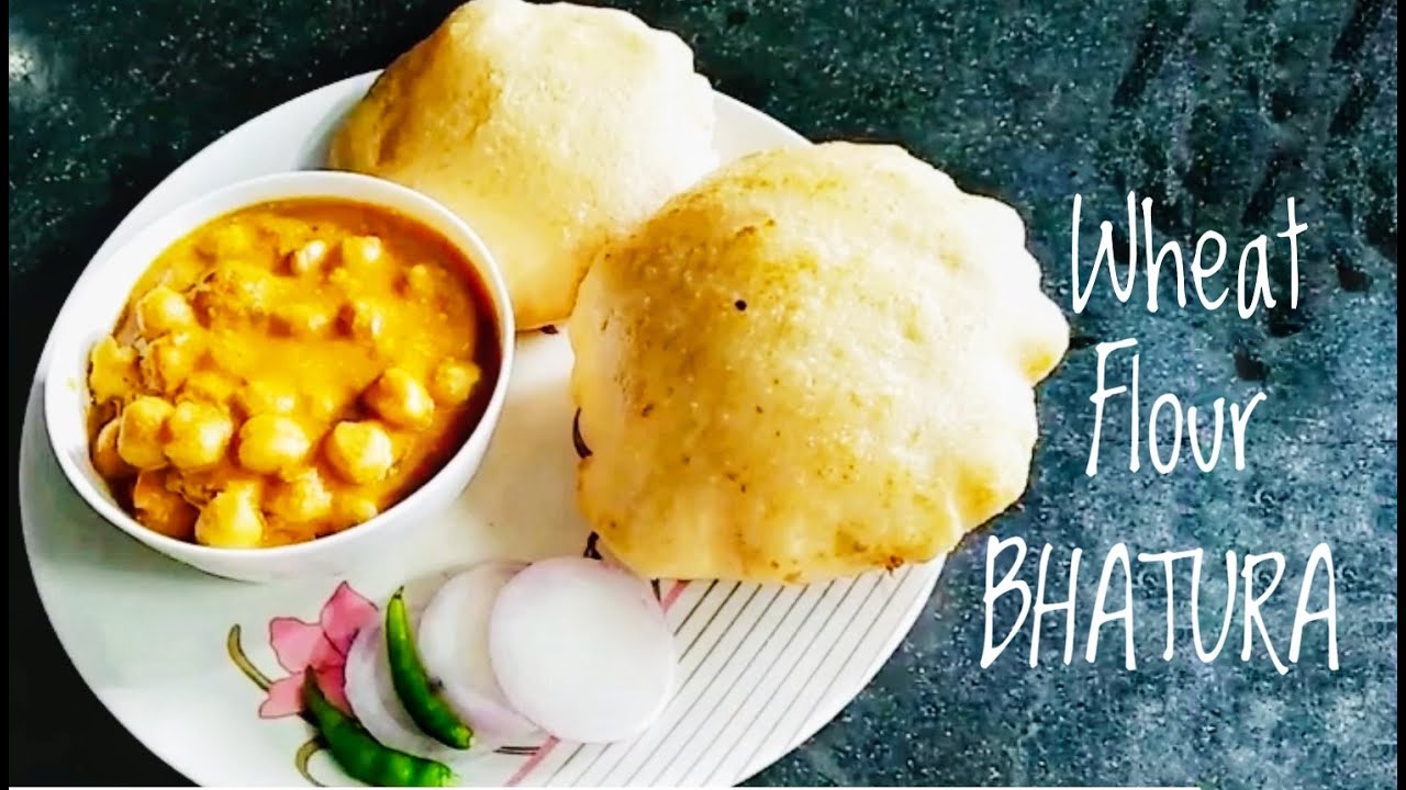 Whole Wheat flour Bhature Recipe ~ Kamal's Homely Recipes