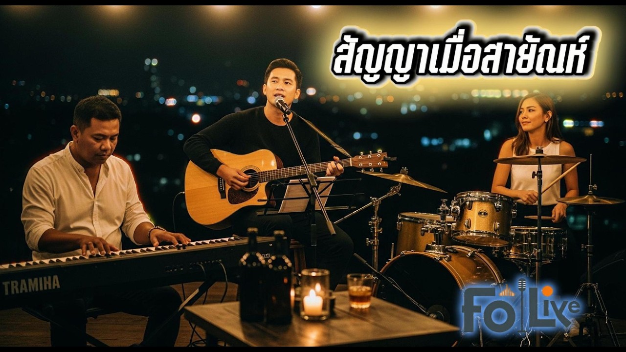 สัญญาเมื่อสายัณห์ สัญญา พรนารายณ์【Cover By Folk Live】