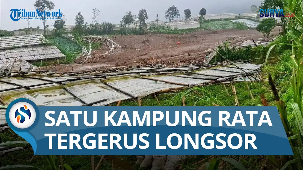 KAMPUNG BABAKAN 'HILANG', Longsor di Pasir Langu Bandung Barat, 6 Meninggal dan 89 Hilang