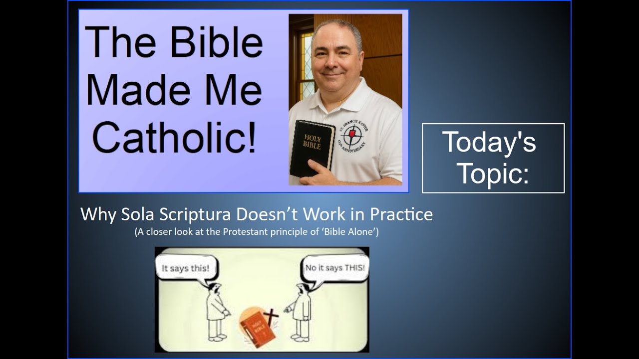 Why Sola Scriptura Doesn’t Work in Practice #authority #biblediscussion #whoisright