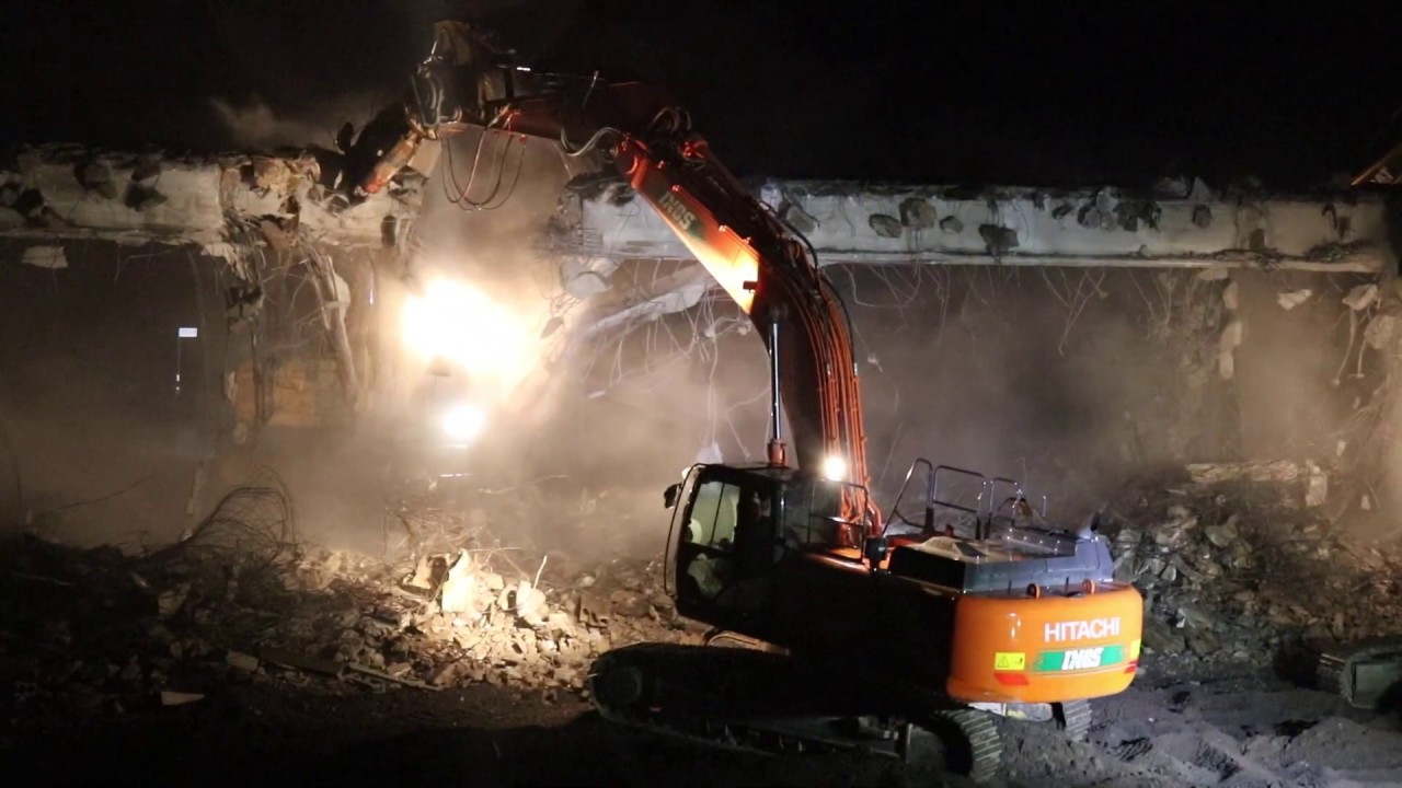 Demolice mostu D1 km 172,2