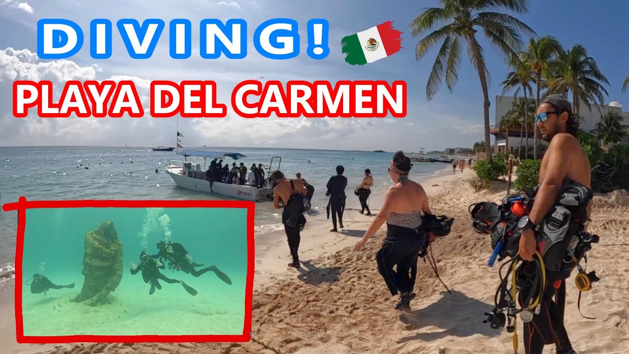 Diving in Playa Del Carmen, Mexico 🇲🇽 (2nd Biggest Reef in the WORLD) 😍