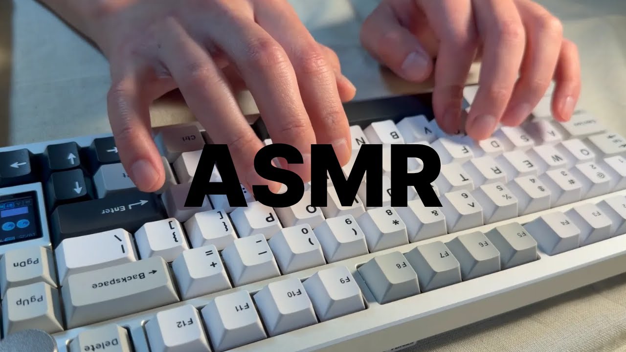 [Cozy ASMR] 3hour keyboard ASMR for insomnia | 불면증에 효과적인 키보드 ASMR