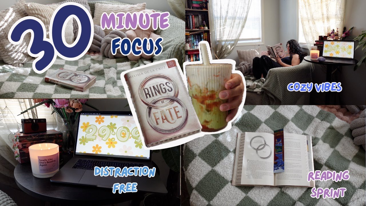 Cozy 30 Minute Read With Me 🌧️📚☕️ | Lofi Music & Cozy Vibes 😌✨