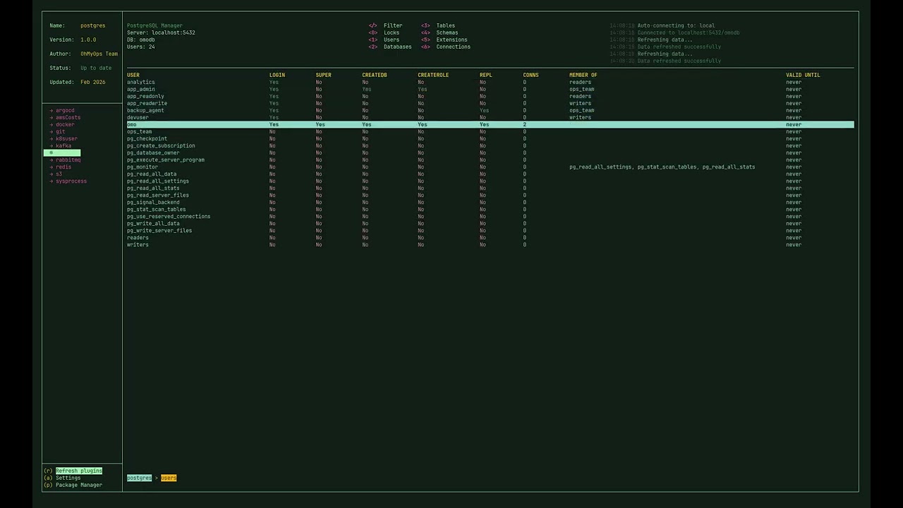 omo -- Your Entire Infrastructure in One Terminal | Open Source TUI Dashboard