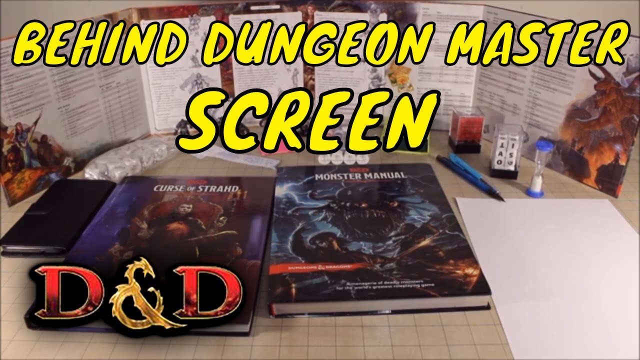 Behind my Dungeon Master Screen (D&D 5E)