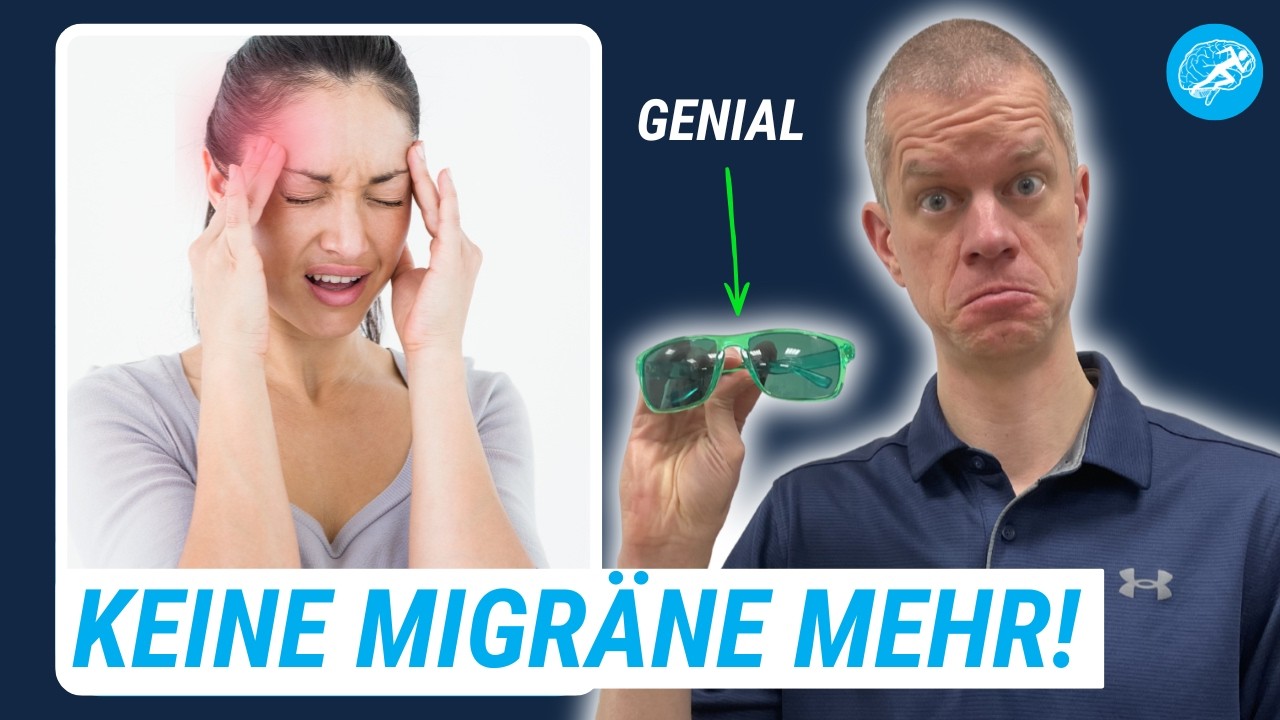 Migräne durch Licht? Warum eine grüne Brille dein Gehirn beruhigen kann