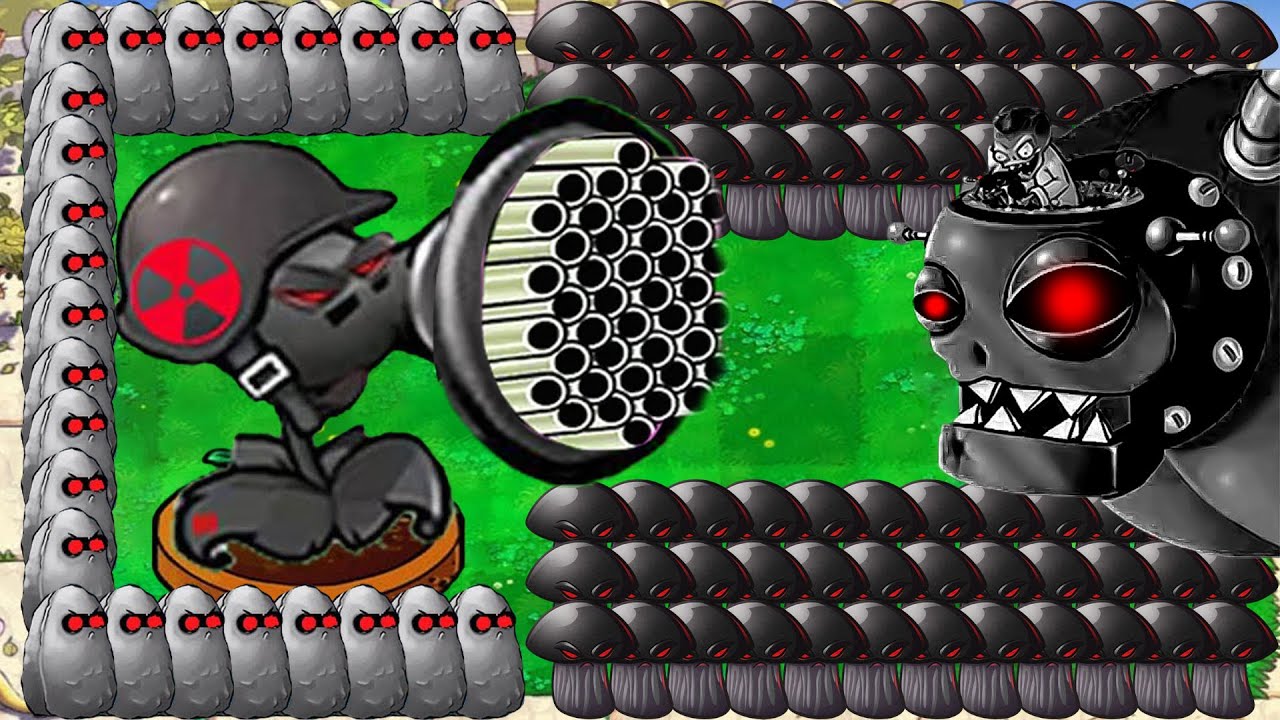 99 Doom Gatling Pea X Tall Nut X Team Doom Shroom vs Dr.Zomboss Giga - Plants vs Zombies Hack
