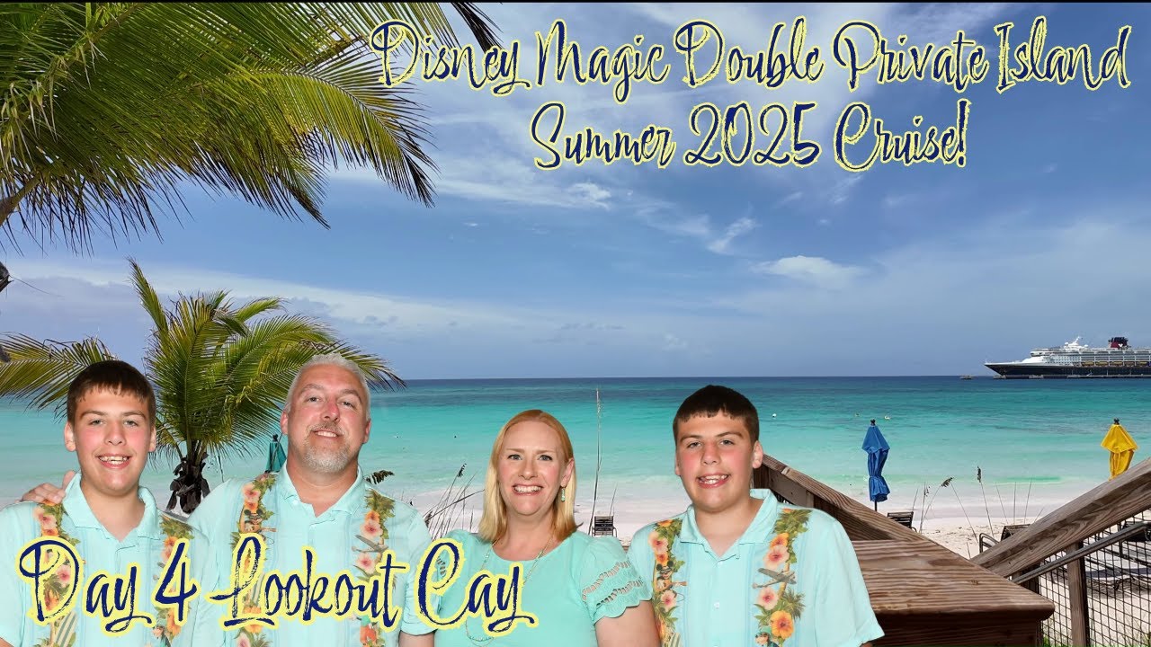 🌴 Day 4 on Disney Magic: Lookout Cay Bliss 🏖️, Cabana BBQ Feast 🍖 & Rainy Pier Adventure 🌧️