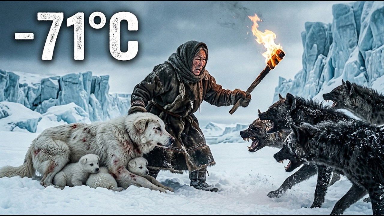 She Rescued a Dying Dog and Her Cubs at -71°C... and then...