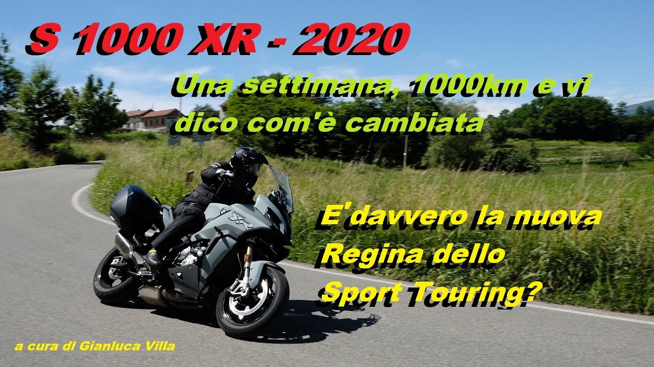 Prova della nuova BMW S1000XR 2020, una settimana intera!!