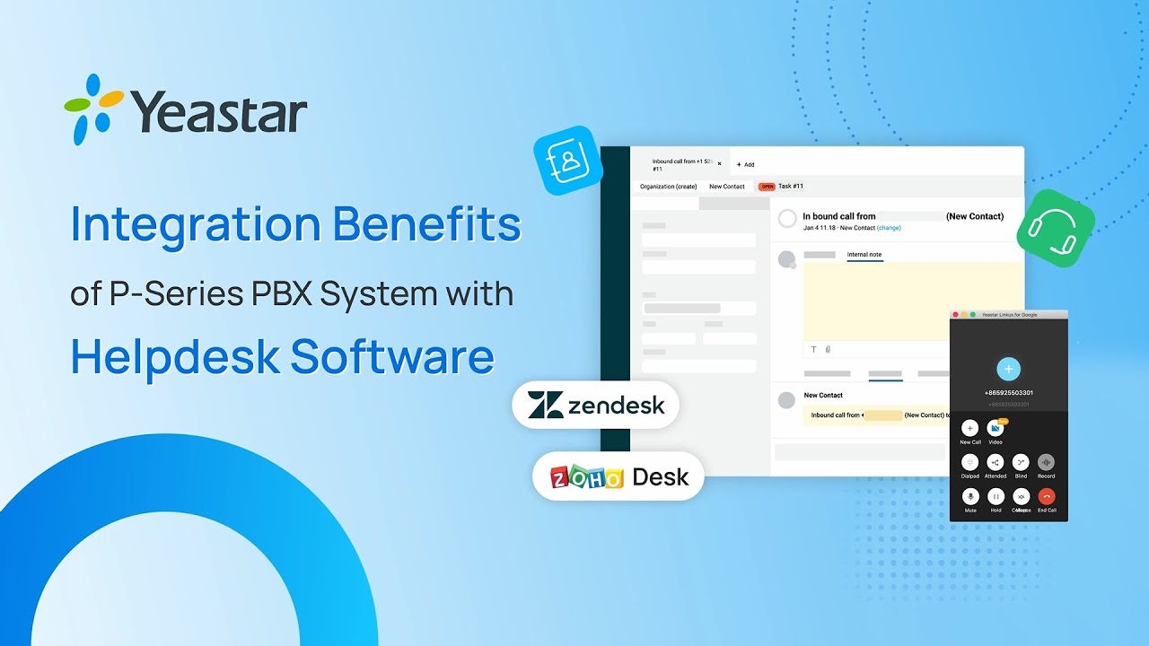 Integration Benefits of P-Series Phone System with Helpdesk Software