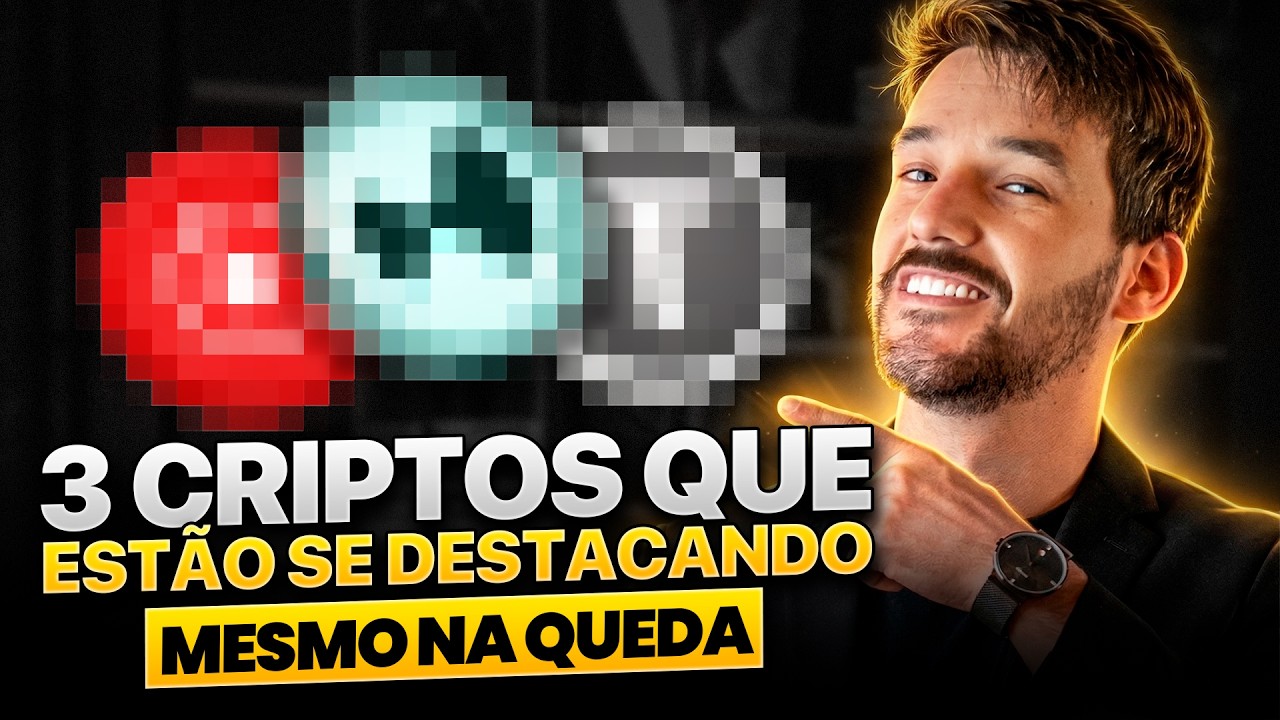 3 CRIPTOMOEDAS PROMISSORAS QUE EST&Atilde;O SUBINDO MESMO COM MERCADO EM QUEDA