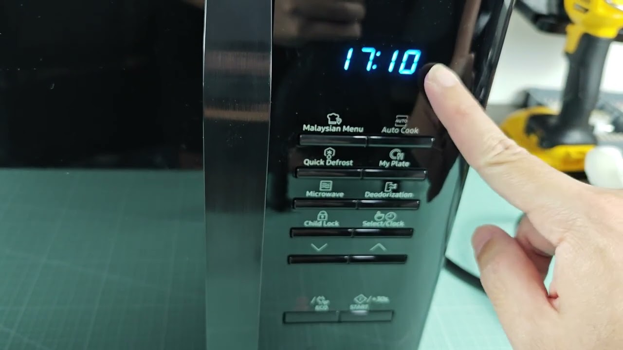 Samsung Microwave: How to Set Clock and Change Time