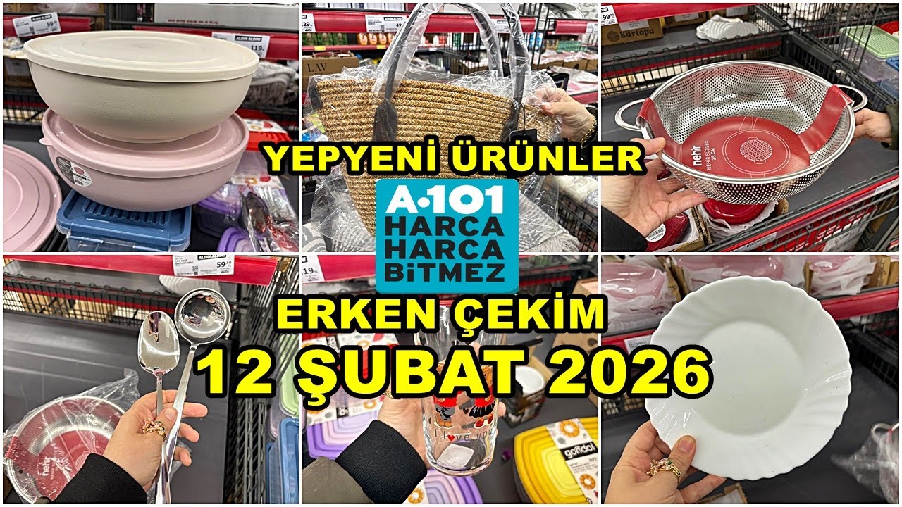 A101’E KOŞUN 💃/ERKEN ÇEKİM 12 ŞUBAT 2026💃İLK BİZ GÖSTERİYORUZ/İLK SEN GÖR🔥A101 BU HAFTA COŞUYOR!🔥