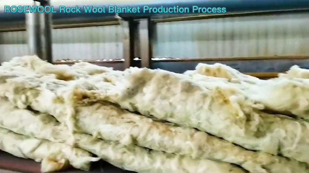 Rock Wool Blanket Production Process