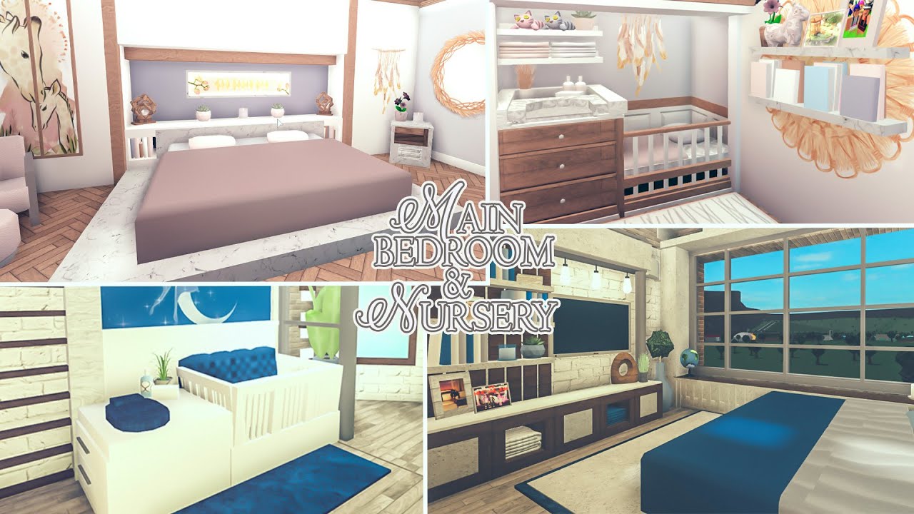 Bloxburg | Themed Rooms | Parent Bedrooms w/ Nursery