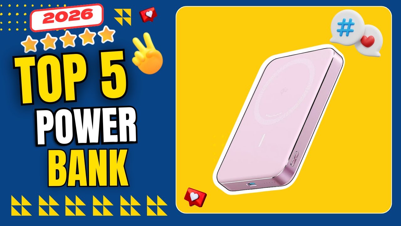 TOP 5 MELHORES POWER BANKS 2026 | Qual a Melhor e Mais Barata? (I2GO, Anker)