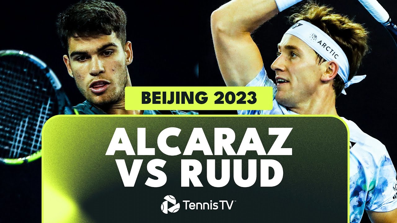 Carlos Alcaraz vs Casper Ruud INSANE Shotmaking | Beijing 2023 Highlights