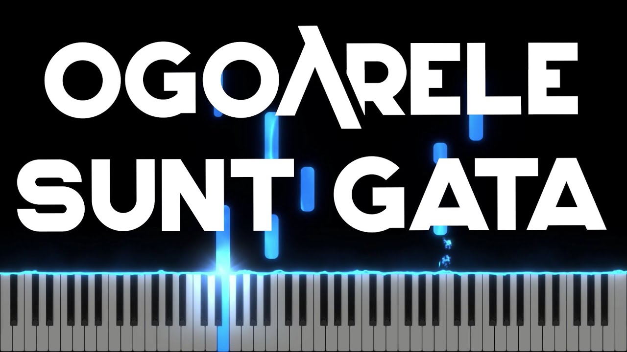 Ogoarele sunt gata de recolta - Instrumental Pian - Negativ Pian - Tutorial