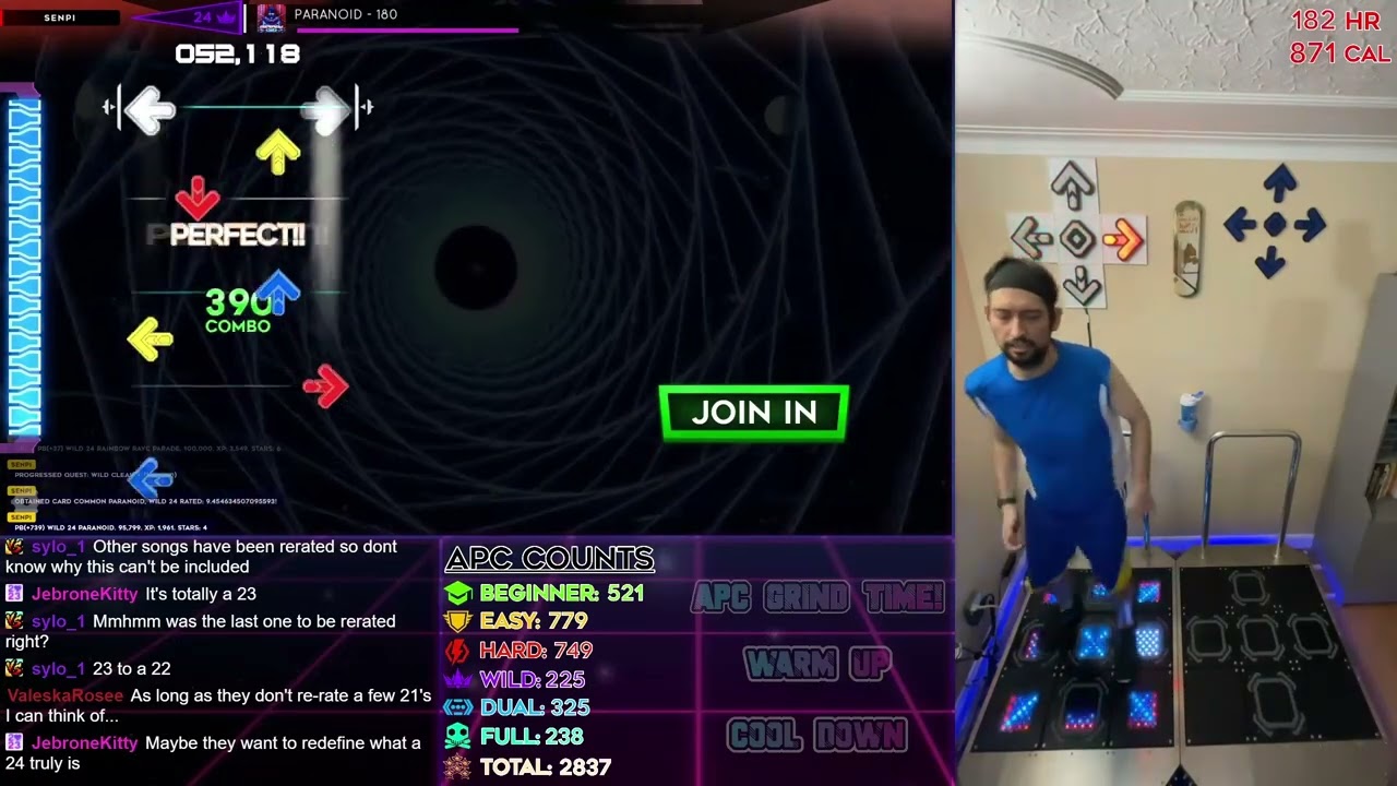 [StepManiaX] SenPi - Paranoid - Wild 24 - No Bar - 96,166