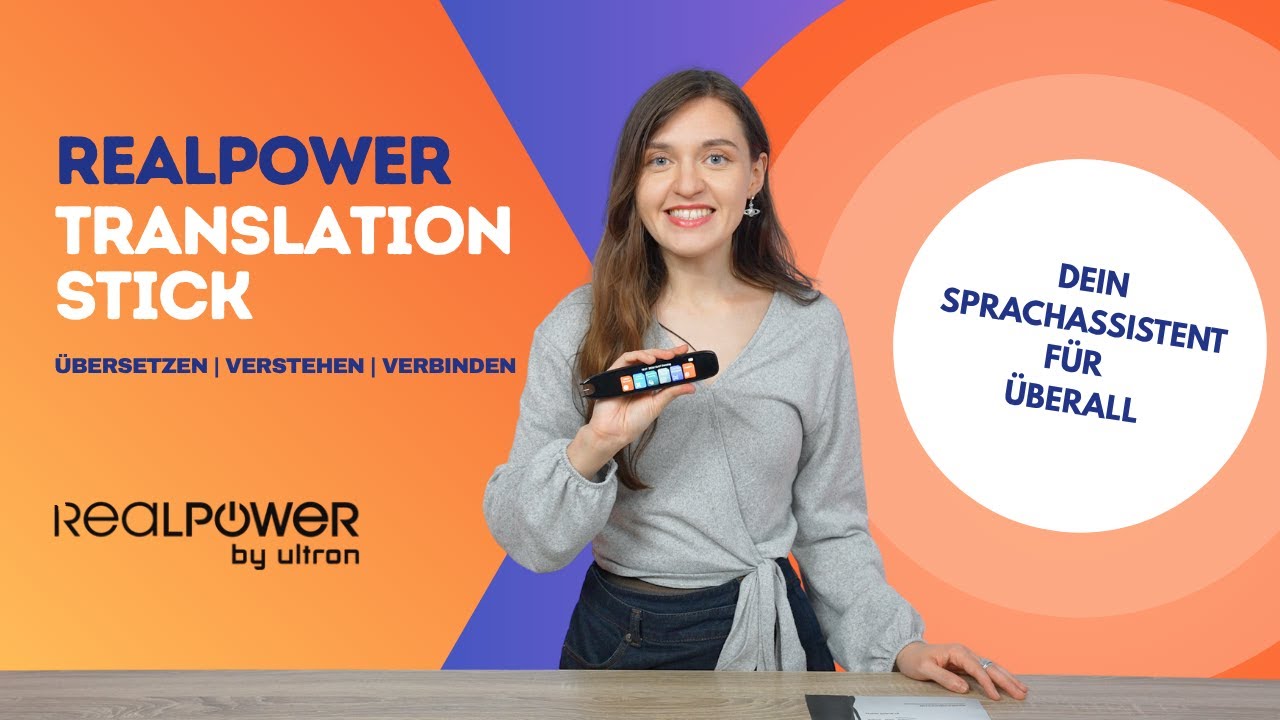Sag, was du willst und jeder versteht dich. REALPOWER Translation Stick