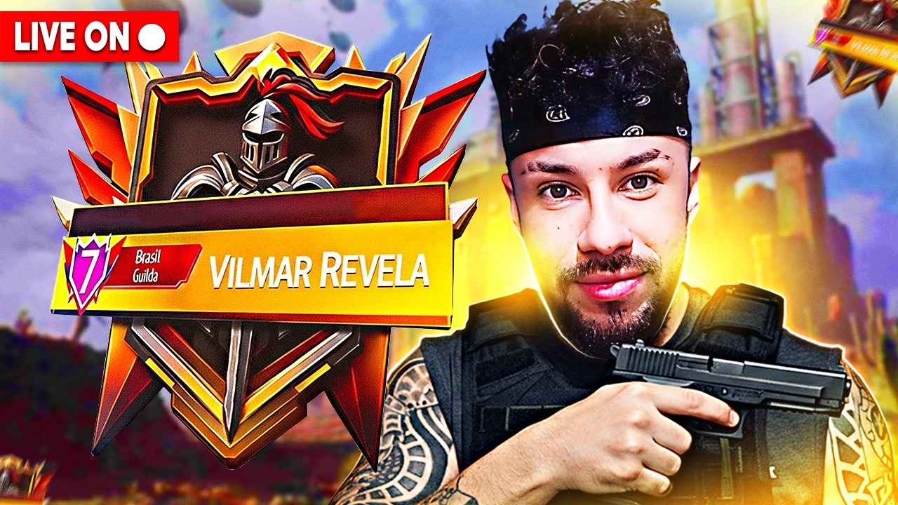 FIM DA GUILDA? GUERRA DE GUILDA ✅ FREE FIRE - LIVE ON VERIFICADO? 💙 FT MEGADRAGOM E APELAPATO 💙