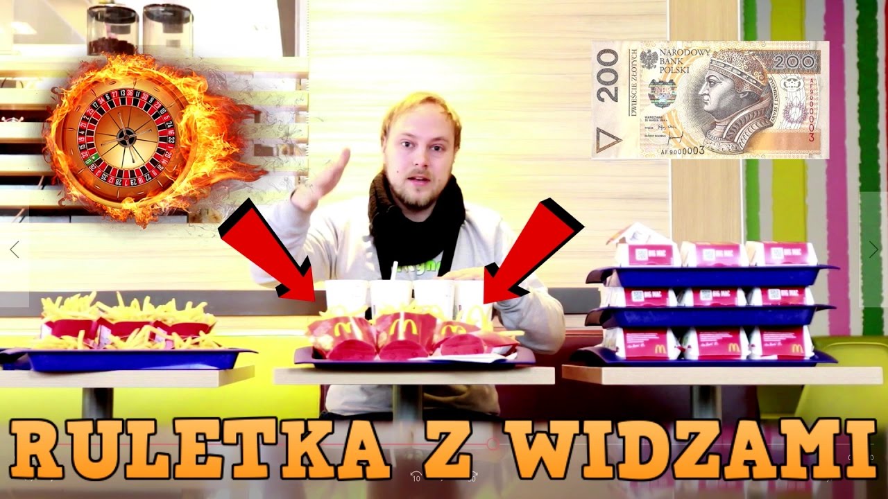MCDONALD'S ROULETTE CHALLENGE - RULETKA ZA 200 ZŁ Z WIDZAMI