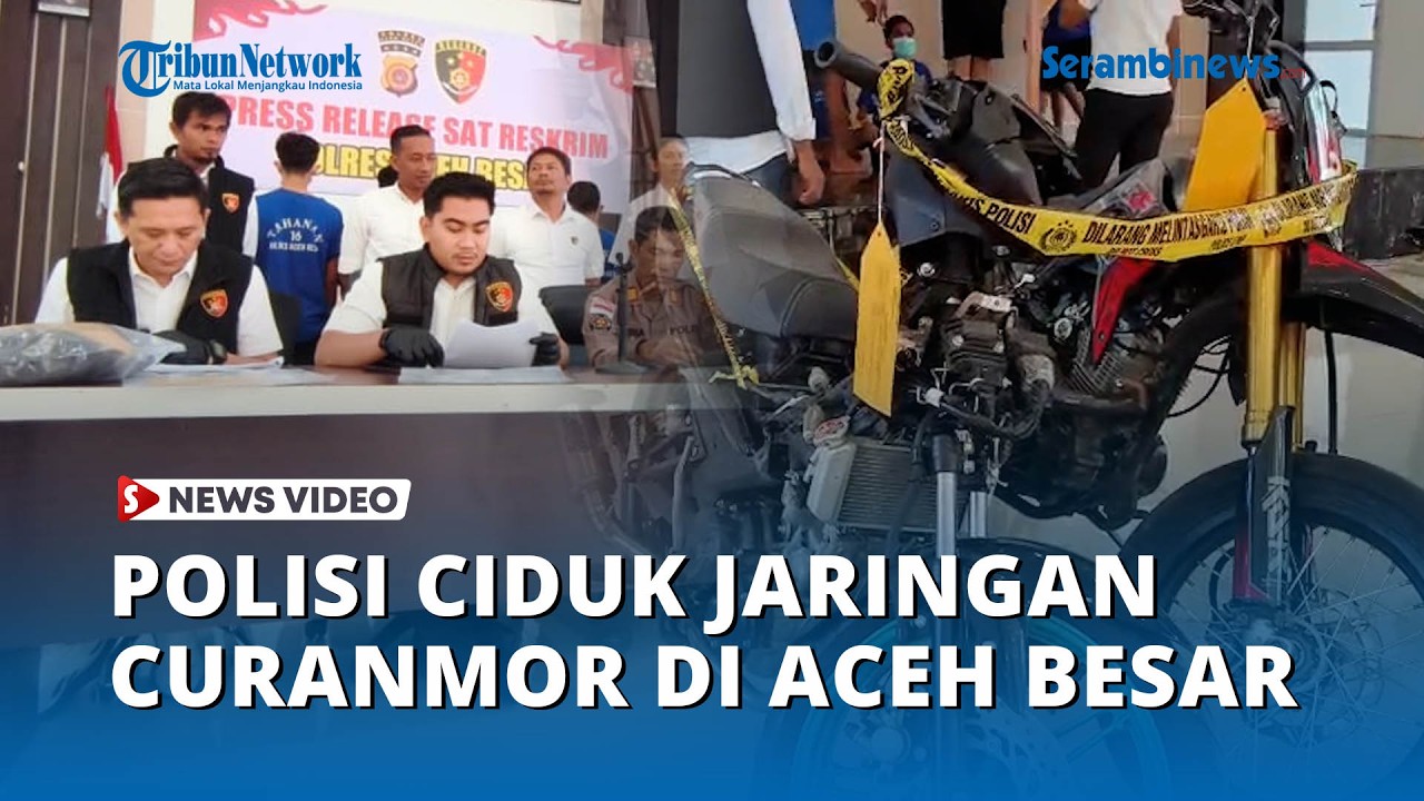 ‎Jaringan Curamor Diamankan Polisi di Aceh Besar