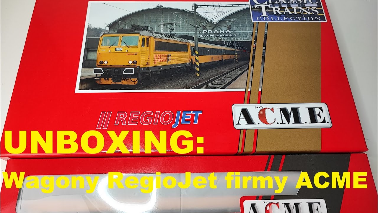 UNBOXING: Wagony RegioJet firmy ACME