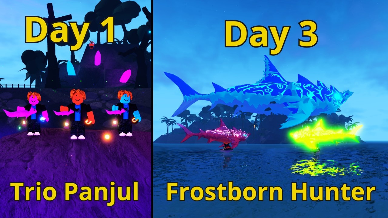 3 Akun Sekaligus: Berburu Frostborn Maxton Di Fish It!!