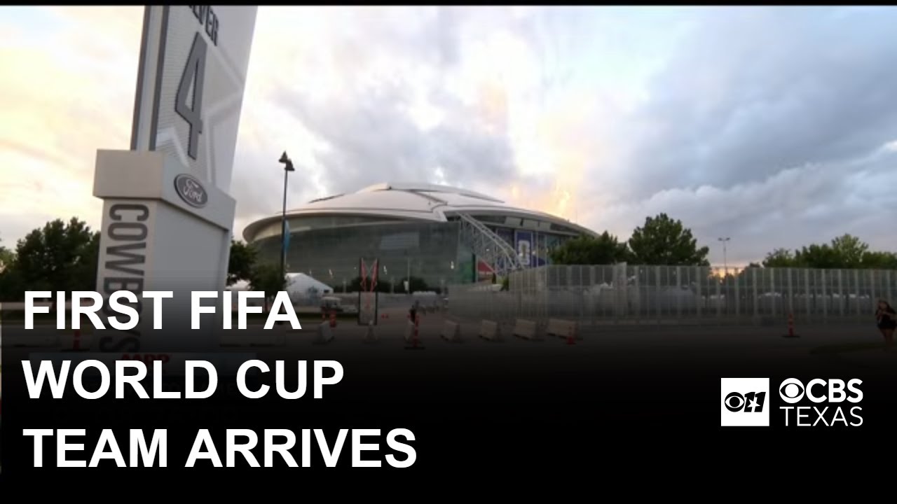 First team to arrive in North Texas ahead of FIFA World Cup matches