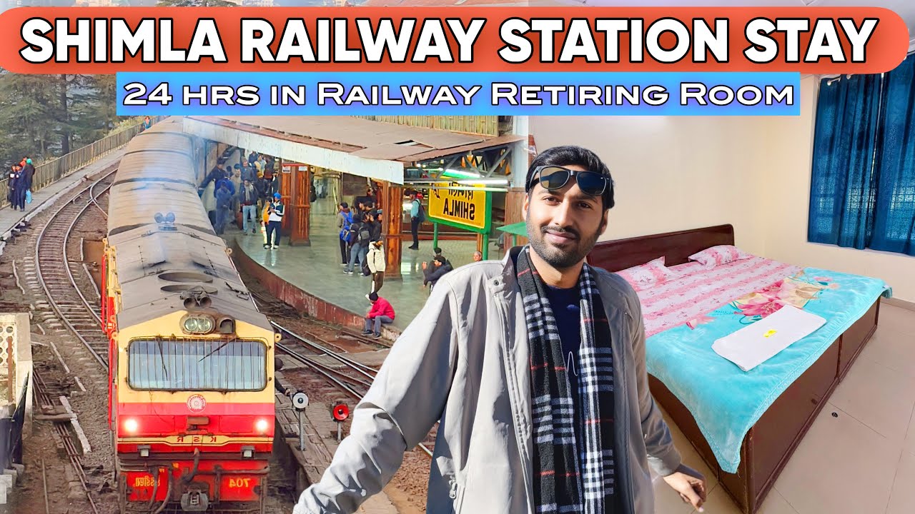 Shimla Railway Station Retiring Room Stay & IIAS Visit 