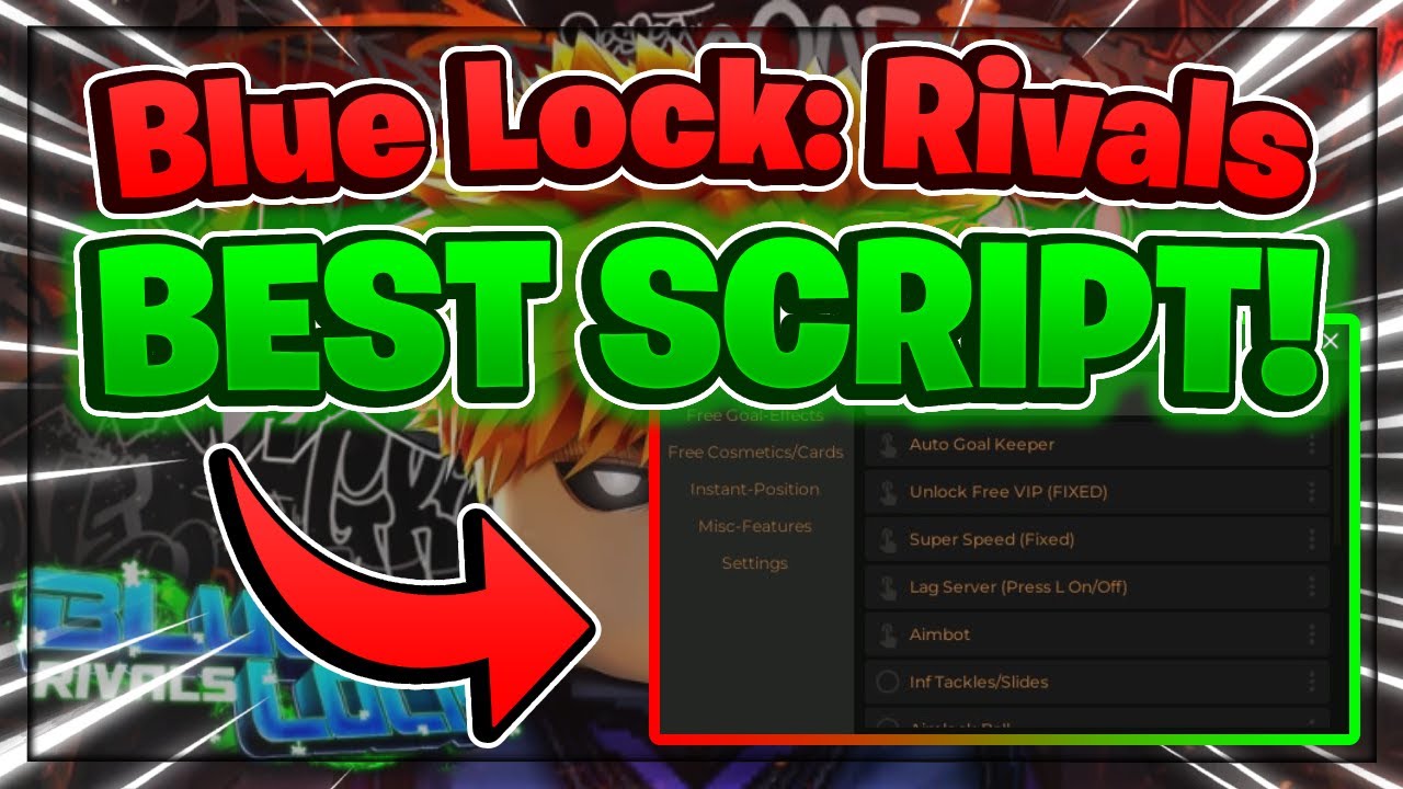 Blue Lock: Rivals Script GUI / Hack *NO KEY* (AUTO GK, INFINITE SPINS, AUTOFARM, AND MORE)