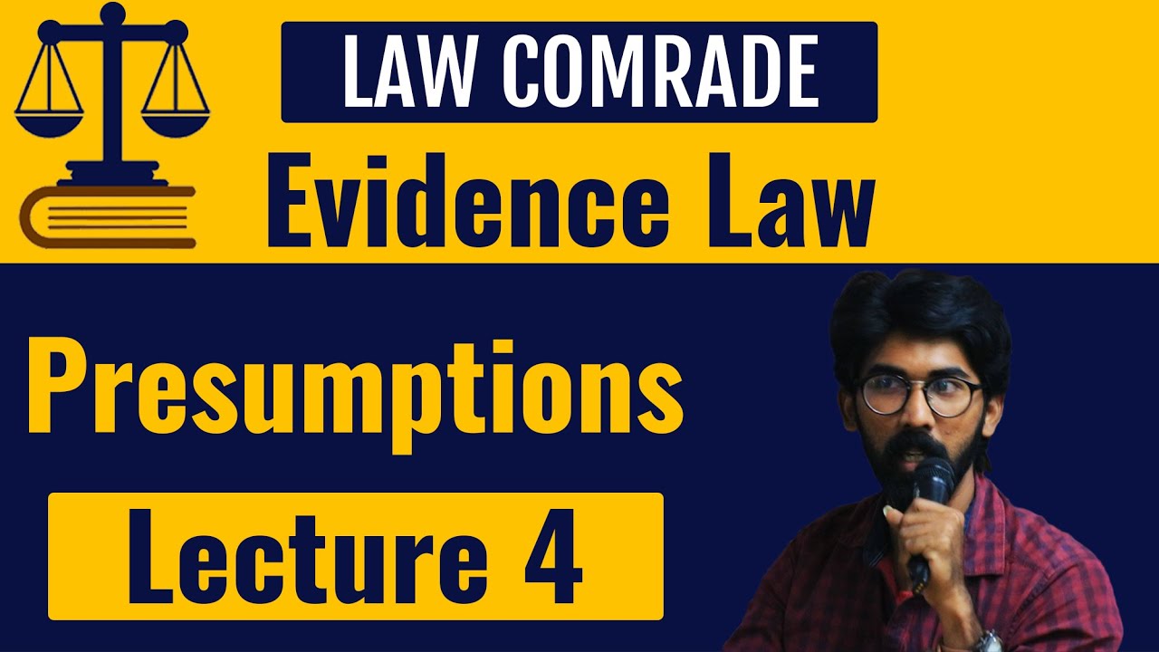 Evidence Act in Tamil | சாட்சிய சட்டம் - அனுமானங்கள் | What is a Presumption
