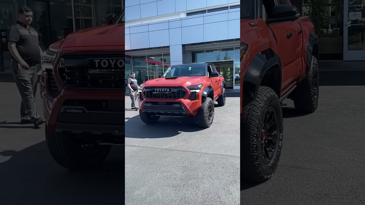 The First look at the all new 2025 Toyota Tacoma TRD PRO #automobile #toyotatacomatrdpro #toyotacars