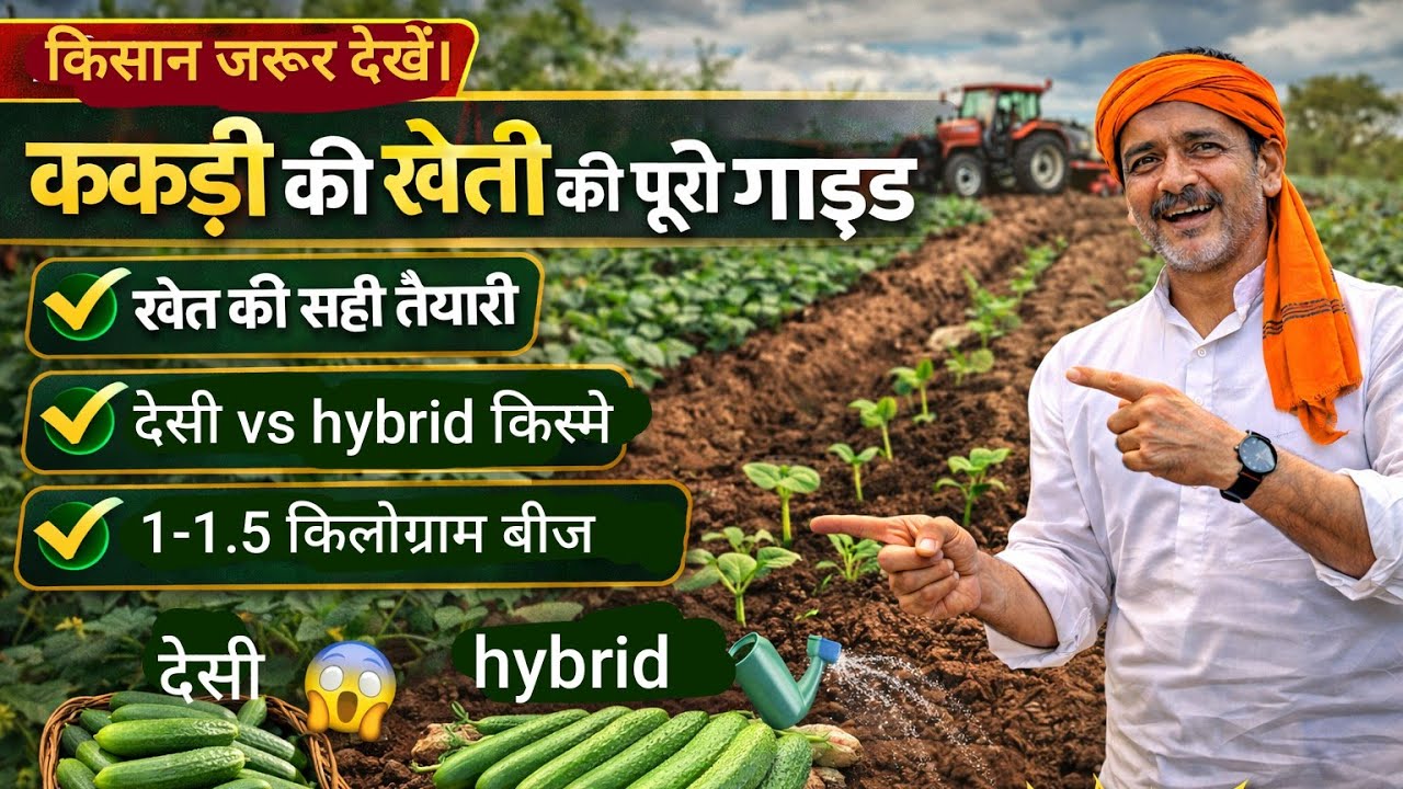 ककड़ी की खेती में ये 3 चीजें कर लीं तो बंपर उत्पादन पक्का!