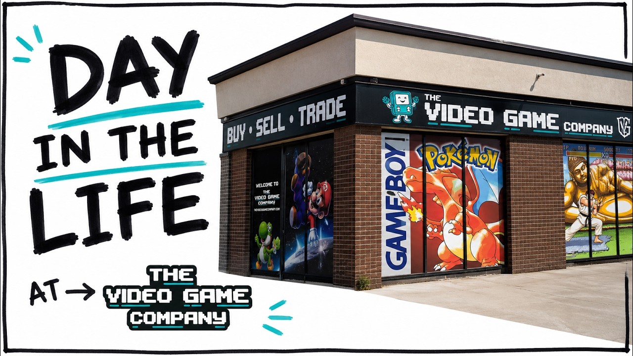 What a Real Day Looks Like Owning a Retro Video Game Store