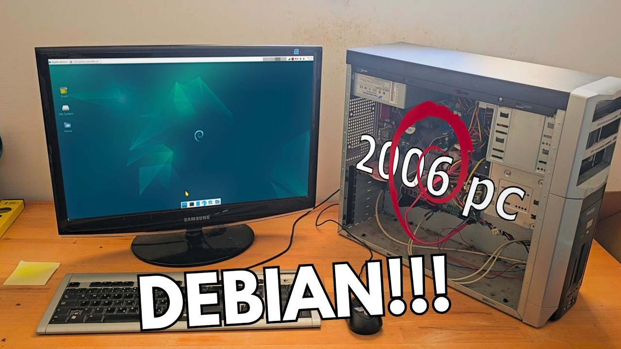 Installing Debian on a 2006 pc...