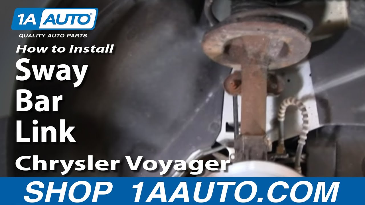 How To Replace Sway Bar Link 96-07 Chrysler Voyager