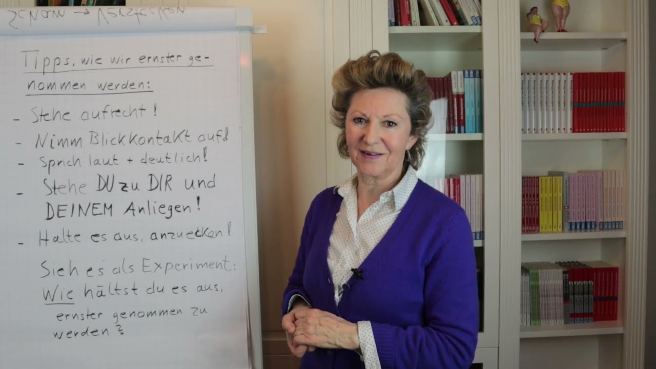 Möchtest du endlich ernst genommen werden?